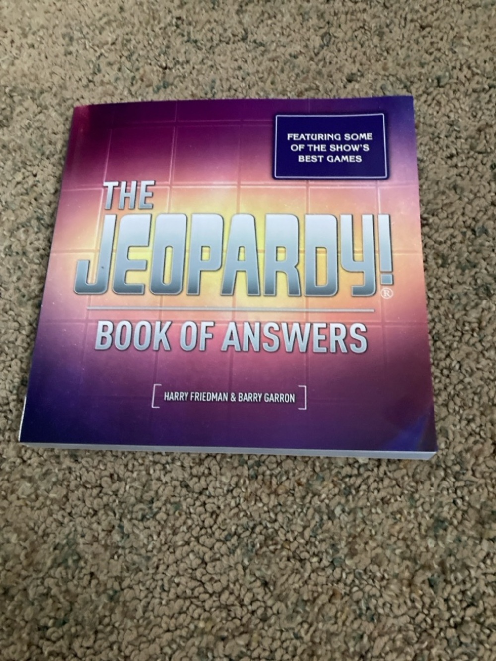 Answer/Question Book Cartridge - Blue and Red of jeopardy